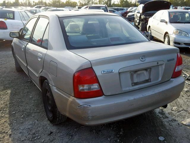 JM1BJ2220Y0275699 - 2000 MAZDA PROTEGE DX TAN photo 3