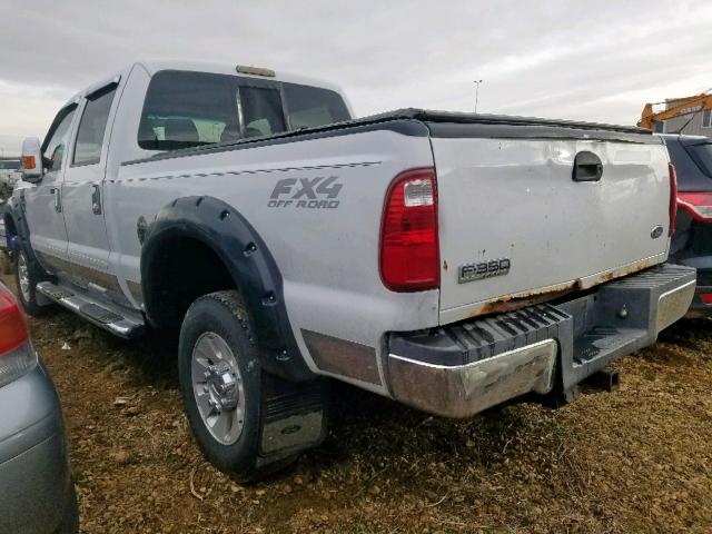 1FTWW31R78EA68012 - 2008 FORD F350 SRW S WHITE photo 3