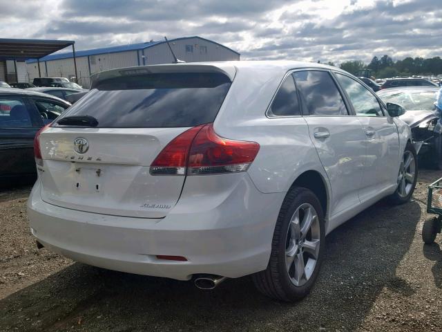 4T3BK3BB9DU074330 - 2013 TOYOTA VENZA LE WHITE photo 4