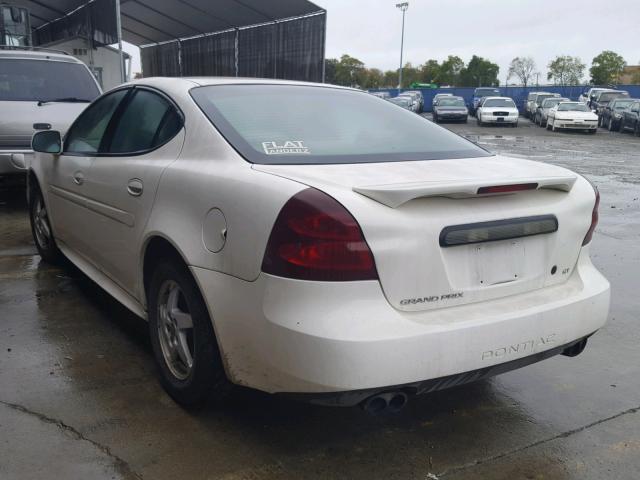 2G2WP522741151109 - 2004 PONTIAC GRAND PRIX WHITE photo 3