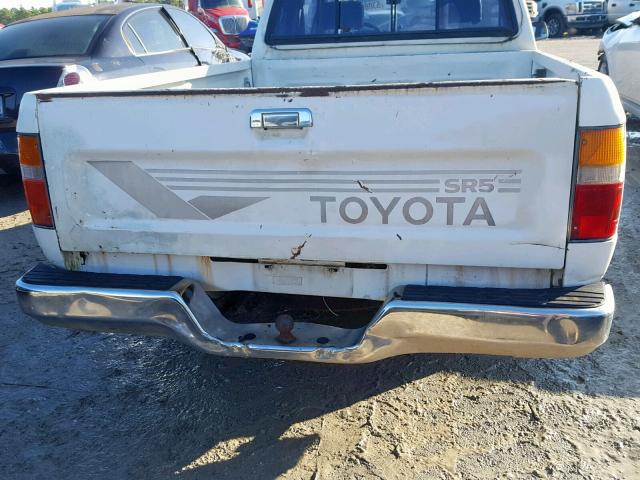 JT4RN93S8K0007582 - 1989 TOYOTA PICKUP 1/2 WHITE photo 6