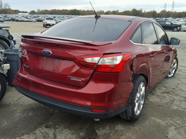 1FADP3J20EL121492 - 2014 FORD FOCUS TITA MAROON photo 4