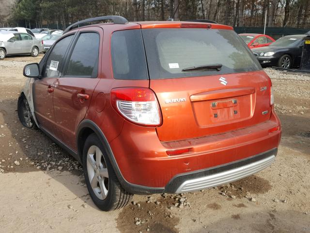 JS2YB413395102976 - 2009 SUZUKI SX4 TECHNO ORANGE photo 3