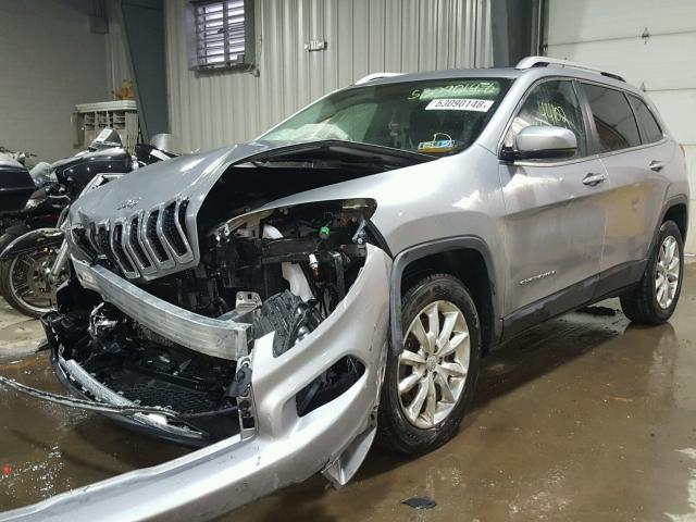 1C4PJMDS5FW587901 - 2015 JEEP CHEROKEE L SILVER photo 2