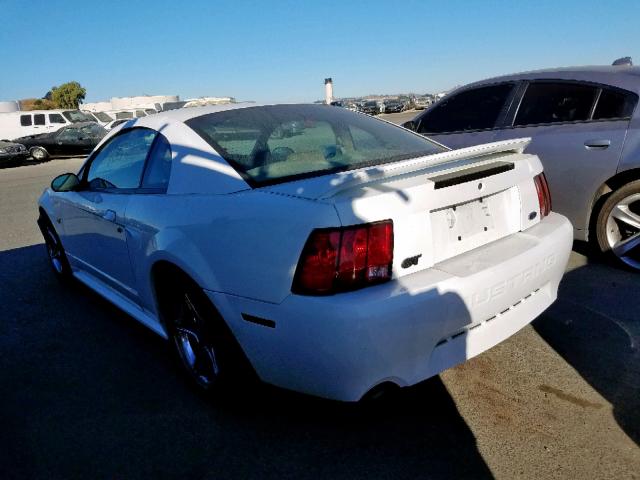 1FAFP42X5YF175298 - 2000 FORD MUSTANG GT WHITE photo 3