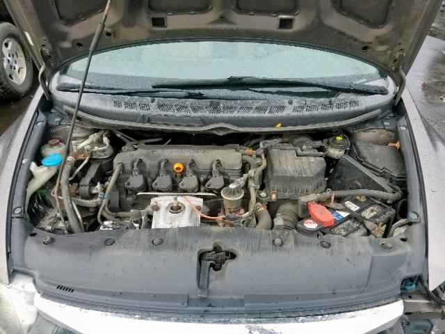 1HGFA16899L017208 - 2009 HONDA CIVIC EX GRAY photo 7