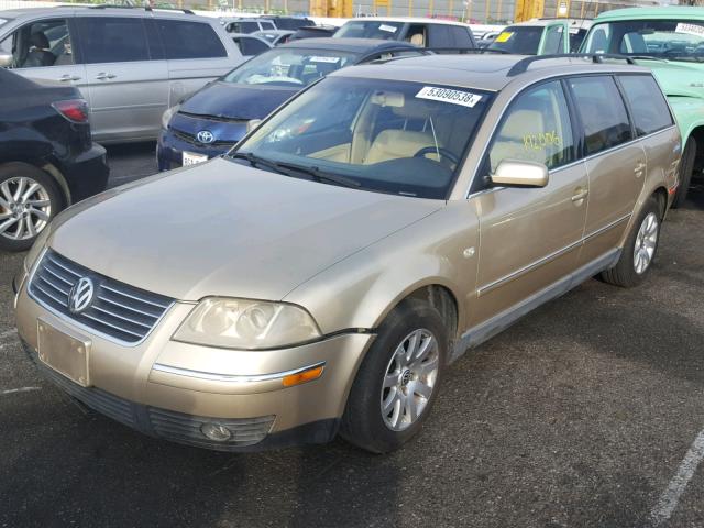 WVWVD63B73E159700 - 2003 VOLKSWAGEN PASSAT GLS GOLD photo 2