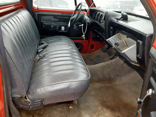 1B7FD14T2FS557255 - 1985 DODGE D-SERIES D ORANGE photo 5