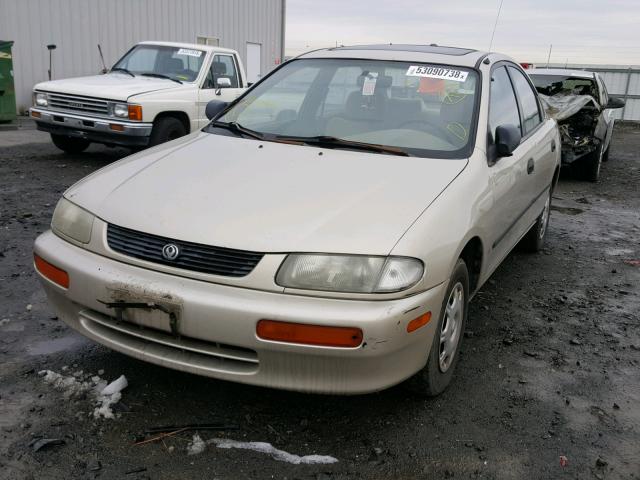 JM1BA1412S0142030 - 1995 MAZDA PROTEGE DX BEIGE photo 2