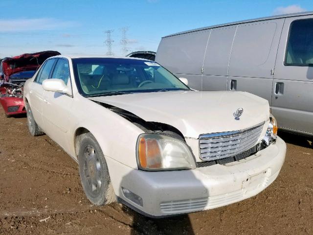 1G6KD54Y22U273739 - 2002 CADILLAC DEVILLE WHITE photo 1