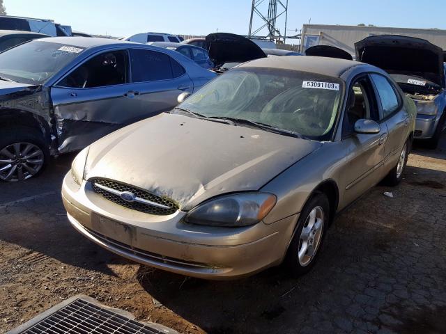 1FAFP55U81G261731 - 2001 FORD TAURUS SES GOLD photo 2