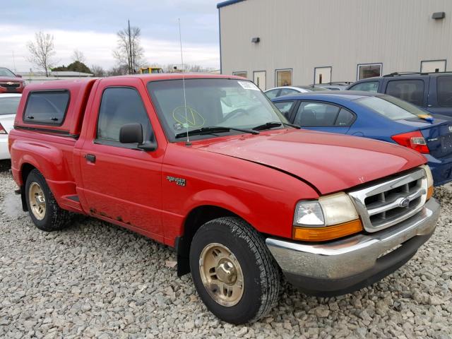 1FTYR10C4XPA89629 - 1999 FORD RANGER RED photo 1