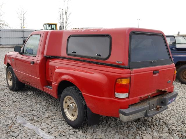 1FTYR10C4XPA89629 - 1999 FORD RANGER RED photo 3