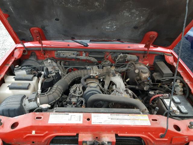 1FTYR10C4XPA89629 - 1999 FORD RANGER RED photo 7