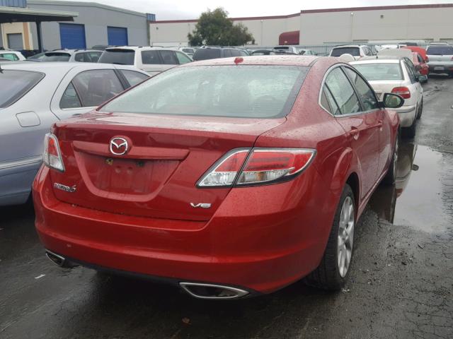 1YVHP82BX95M16014 - 2009 MAZDA 6 S RED photo 4