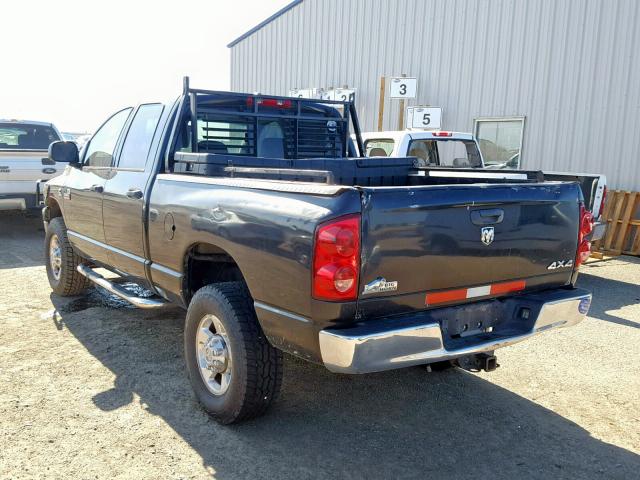 3D7KS28A98G153257 - 2008 DODGE RAM 2500 S შავი ფოტო 3