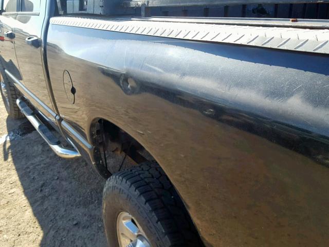 3D7KS28A98G153257 - 2008 DODGE RAM 2500 S შავი ფოტო 9