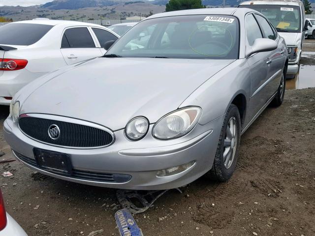 2G4WD552471113143 - 2007 BUICK LACROSSE C SILVER photo 2