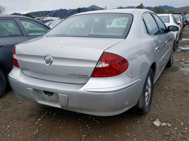 2G4WD552471113143 - 2007 BUICK LACROSSE C SILVER photo 4