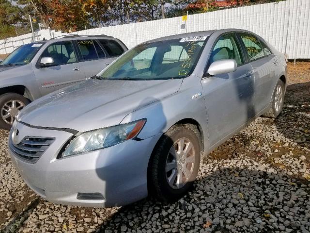 4T1BB46K38U041435 - 2008 TOYOTA CAMRY HYBR SILVER photo 2