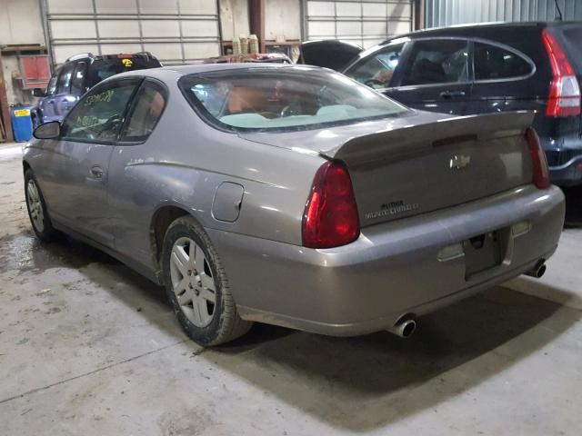 2G1WK151369163955 - 2006 CHEVROLET MONTE CARL TAN photo 3