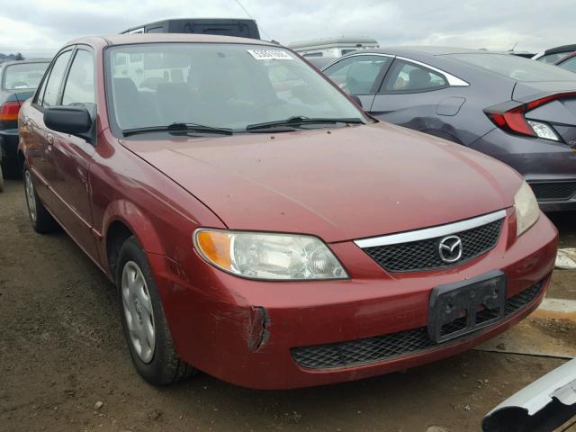 JM1BJ222610440905 - 2001 MAZDA PROTEGE DX RED photo 1