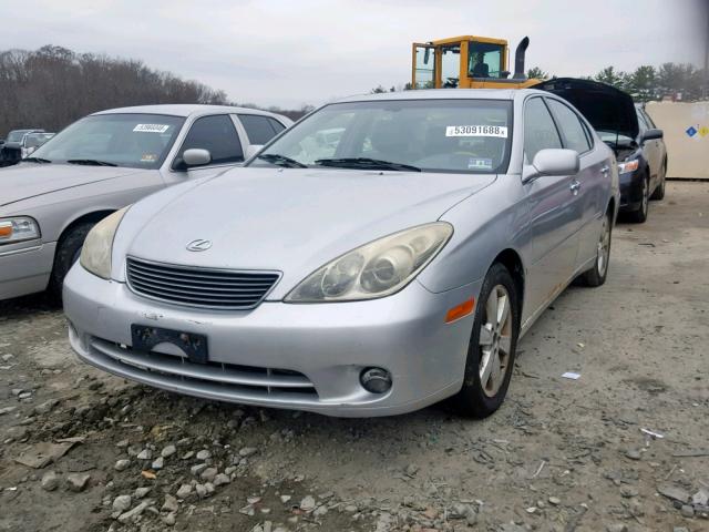 JTHBA30G365165359 - 2006 LEXUS ES 330 SILVER photo 2