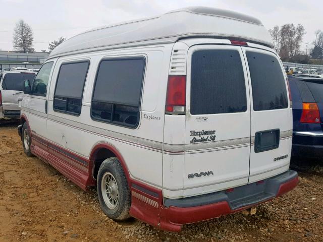 1GBFG15R3V1002852 - 1997 CHEVROLET EXPRESS G1 WHITE photo 3