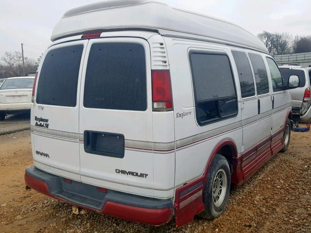 1GBFG15R3V1002852 - 1997 CHEVROLET EXPRESS G1 WHITE photo 4