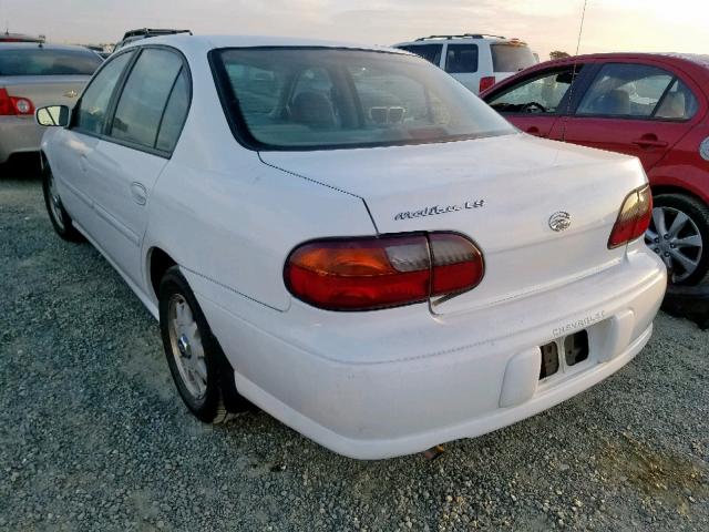 1G1NE52J9X6177284 - 1999 CHEVROLET MALIBU LS WHITE photo 3