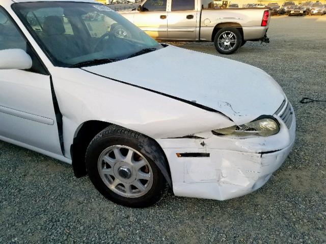 1G1NE52J9X6177284 - 1999 CHEVROLET MALIBU LS WHITE photo 9