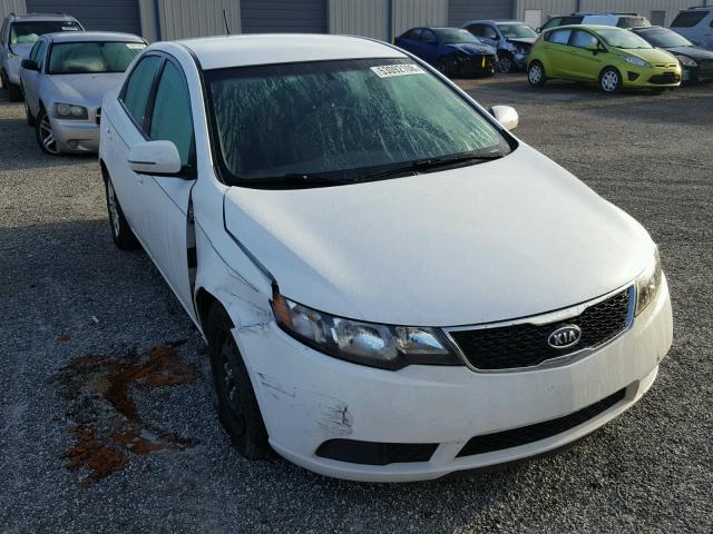 KNAFU4A24D5719120 - 2013 KIA FORTE EX WHITE photo 1