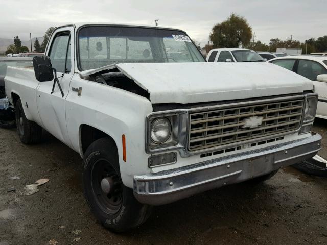 CCL246Z132292 - 1976 CHEVROLET C-10 WHITE photo 1