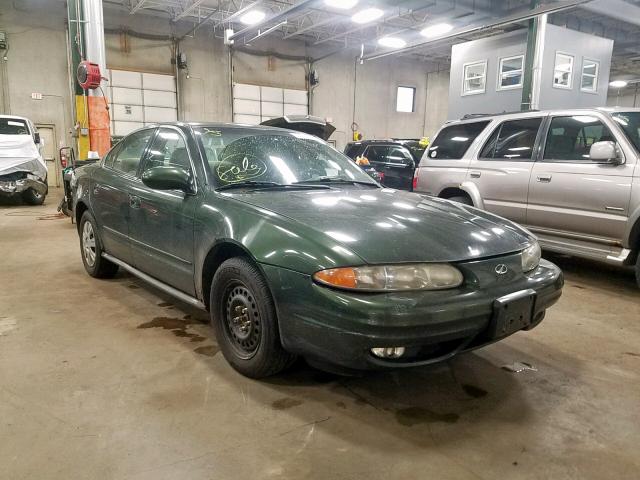 1G3NL52T8YC397016 - 2000 OLDSMOBILE ALERO GL GREEN photo 1