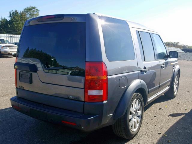 SALAE25446A369159 - 2006 LAND ROVER LR3 SE GRAY photo 4