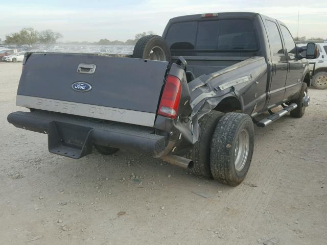 1FTSW31P34EB27340 - 2004 FORD F350 SRW S GRAY photo 4