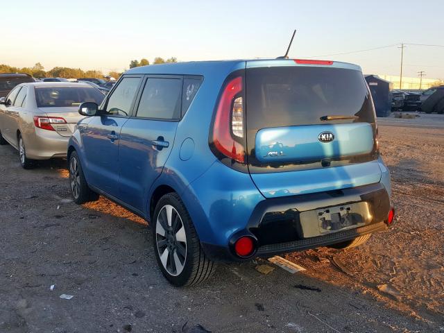 KNDJP3A51G7395352 - 2016 KIA SOUL + BLUE photo 3