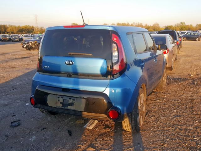 KNDJP3A51G7395352 - 2016 KIA SOUL + BLUE photo 4