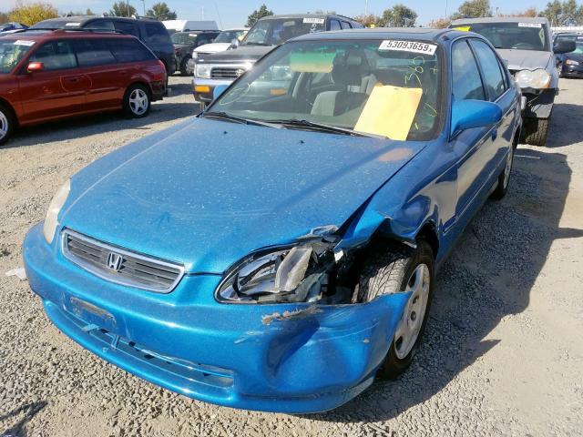 2HGEJ8648WH531688 - 1998 HONDA CIVIC EX BLUE photo 2