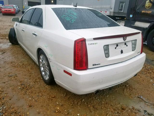 1G6DC67A580104704 - 2008 CADILLAC STS WHITE photo 3
