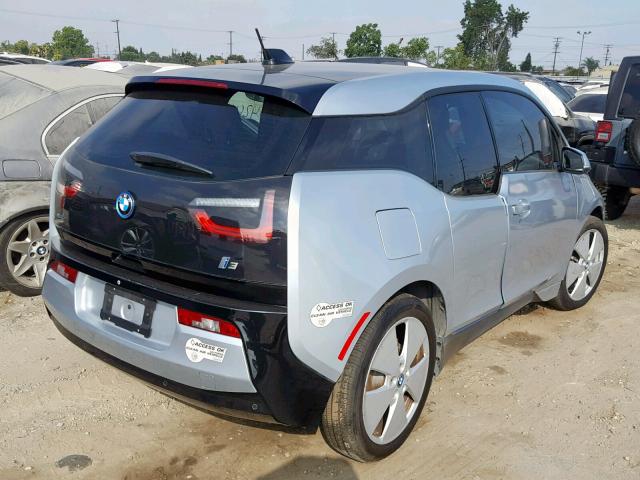 WBY1Z2C51EV284521 - 2014 BMW I3 BEV SILVER photo 4