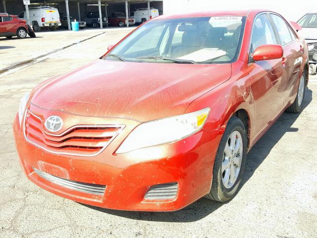 4T4BF3EK0BR202868 - 2011 TOYOTA CAMRY BASE RED photo 2