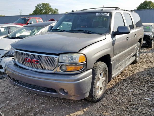 1GKFK66U05J138385 - 2005 GMC YUKON XL D GRAY photo 2