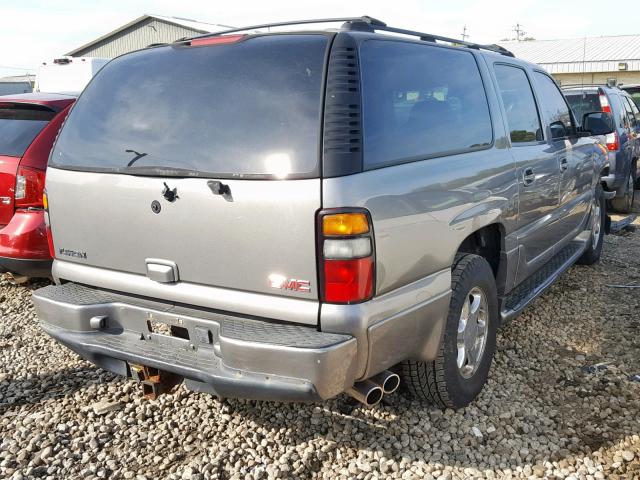 1GKFK66U05J138385 - 2005 GMC YUKON XL D GRAY photo 4