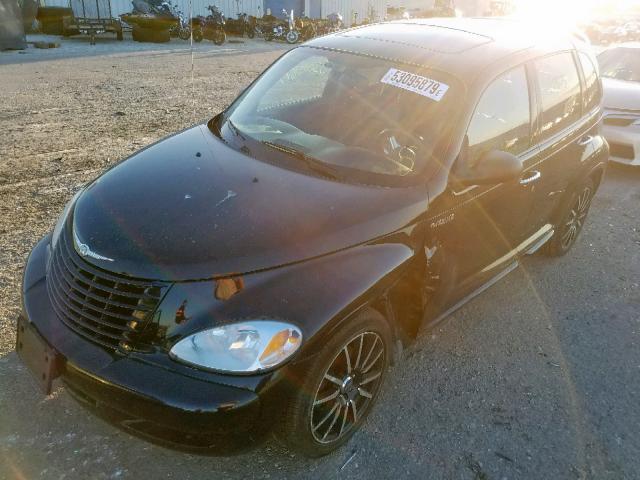 3C8FY78G54T229729 - 2004 CHRYSLER PT CRUISER BLACK photo 2