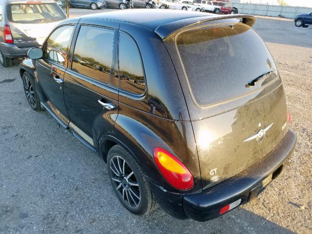 3C8FY78G54T229729 - 2004 CHRYSLER PT CRUISER BLACK photo 3