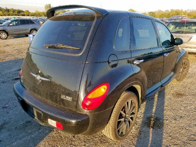 3C8FY78G54T229729 - 2004 CHRYSLER PT CRUISER BLACK photo 4