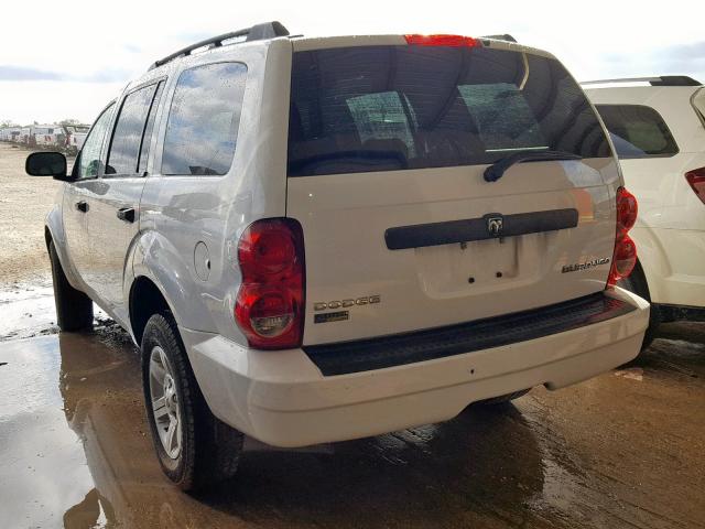 1D8HD38P69F705097 - 2009 DODGE DURANGO SE WHITE photo 3