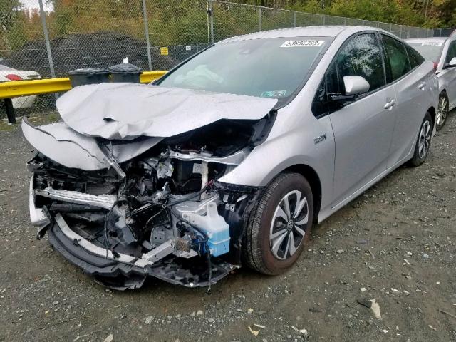 JTDKARFP6J3085568 - 2018 TOYOTA PRIUS PRIM 银色 照片 2