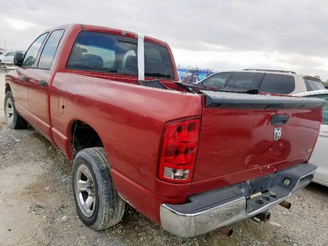 1D7HA18N26J152229 - 2006 DODGE RAM 1500 S MAROON photo 3